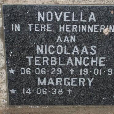 NOVELLA Nicolaas Terblanche 1929-1995 & Magery 1938-