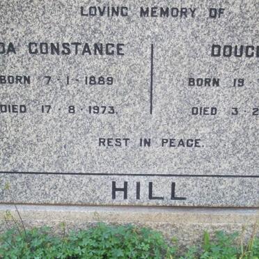 HILL Douglas 1892-1977 & Eda Constance 1889-1973