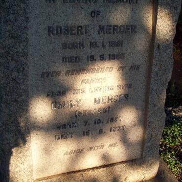 MERCER Robert 1881-1965 & Emily SHEARD 1887-1973