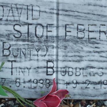 STOFFBERG David 1938-1992