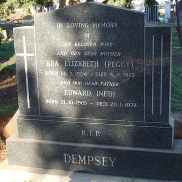 DEMPSEY Edward 1905-1972 & Ada Elizabeth 1904-1962