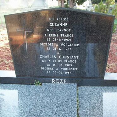 REZE Charles Constant 1909-1984 & Suzanna JEANNOT 1909-1982