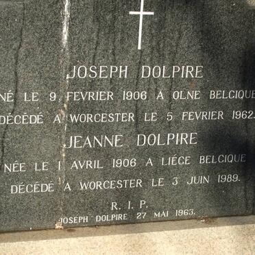 DOLPIRE Joseph 1906-1962 & Jeanne 1906-1989 :: DOLPIRE Joseph -1963