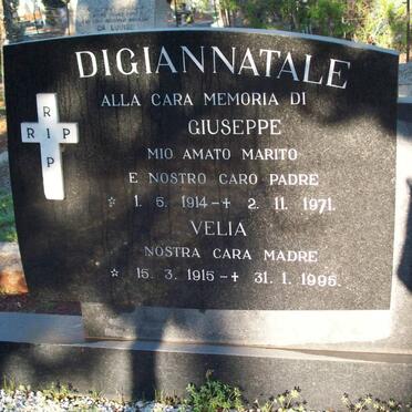 DIGIANNATALE Giuseppe 1914-1971 & Velia 1915-1995