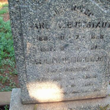EICHSTADT Carl A. 1828-1914 & Caroline W. BRIESE 183?-1918