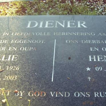 DIENER Willie 1926-2003 & Henna 1930-