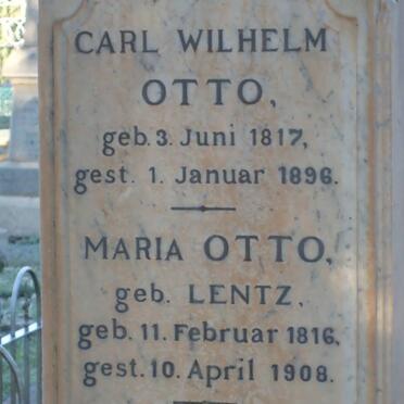 OTTO Carl Wilhelm 1817-1896 & Maria LENTZ 1816-1908