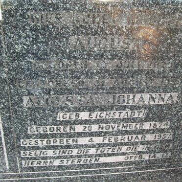 SCHELHASE August 1870-19?? & Augusta Johanna EICHSTADT 1874-1957