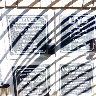 MULLER :: UYS :: JONKER :: VAN DER MERWE