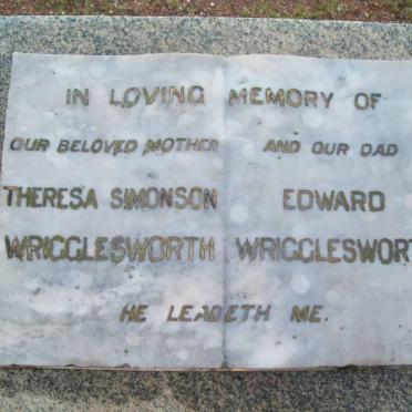 WRIGGLESWORTH Edward &amp; Theresa Simonson