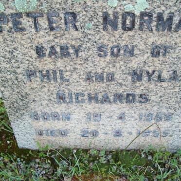 RICHARD Peter Norman 1955-1955