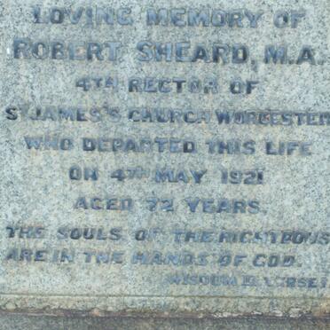 SHEARD Robert -1921