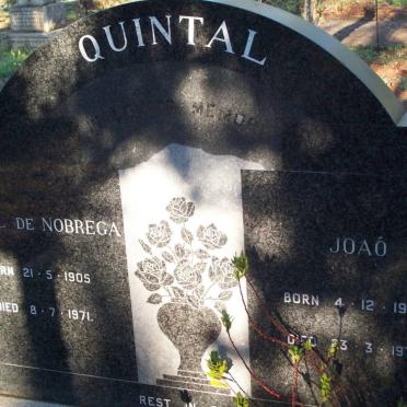 QUINTAL Joao 1905-1974 &amp; ?sabel DE NOBREGA 1905-1971