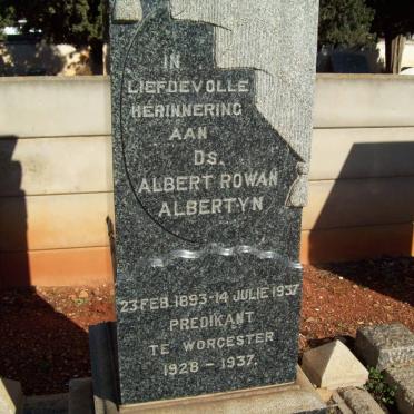 ALBERTYN Albert Rowan 1893-1937