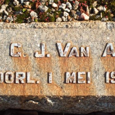 AS C.J., van -1932