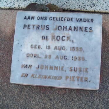 KOCK Petrus Johannes, de 1859-1938
