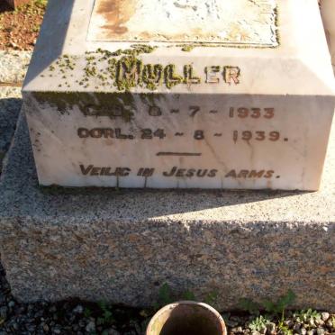 MULLER 1933-1939