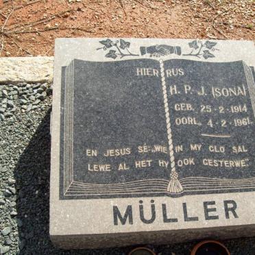 MÜLLER H.P.J. 1914-1961