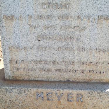 MEYER Willem 1872-1948 &amp; Sussanna 1873-1954