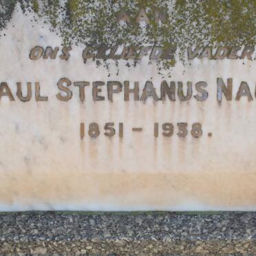 NAUDE Paul Stephanus 1851-1938