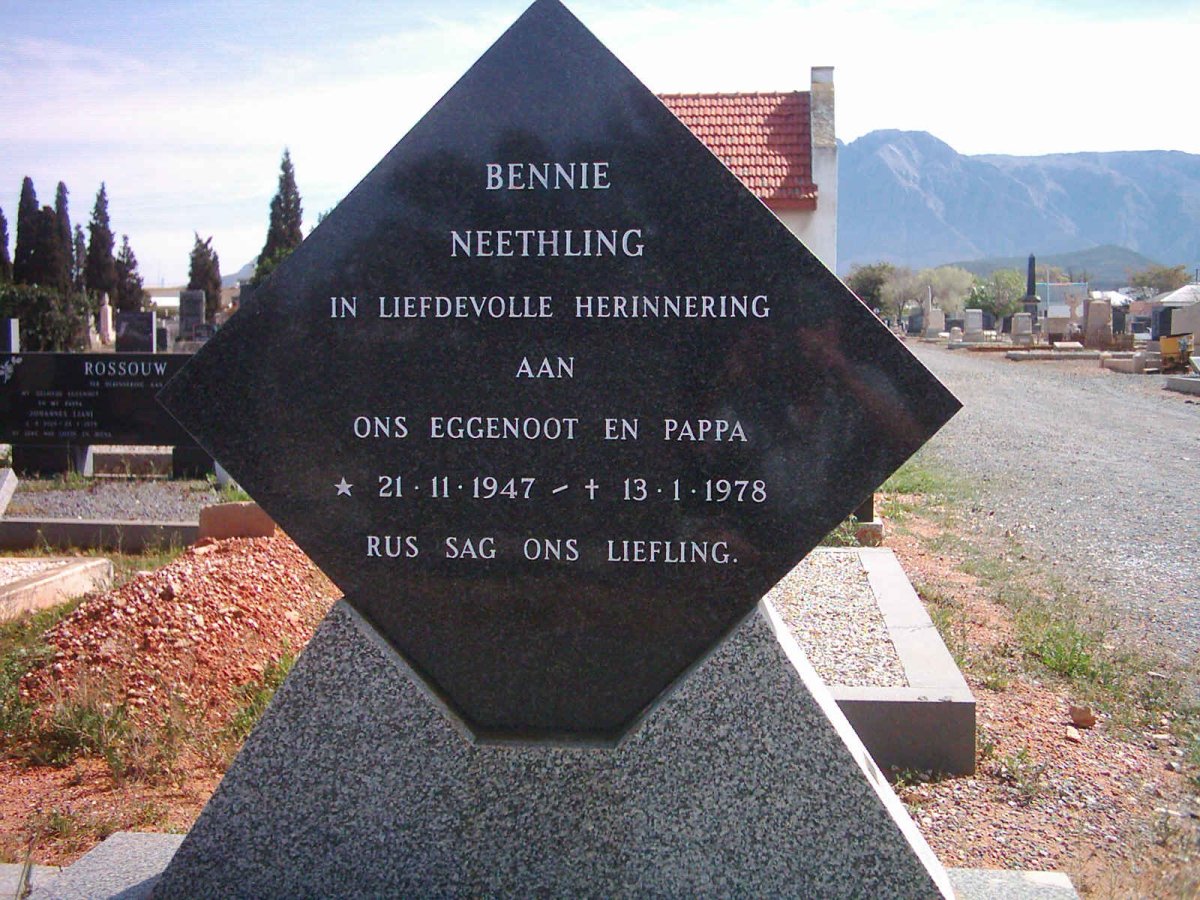 NEETHLING Bennie 1947-1978