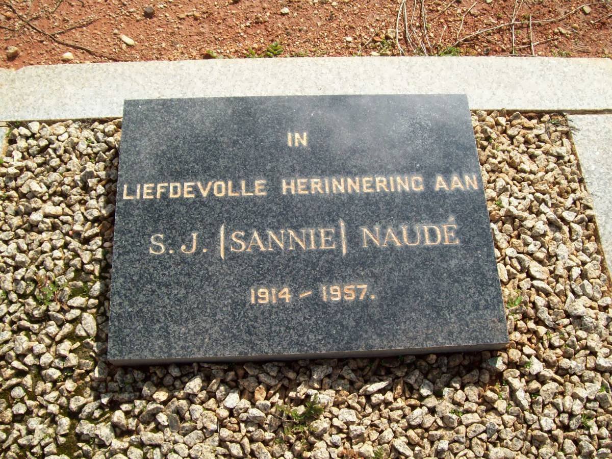 NAUDÉ S. J. 1914-1957