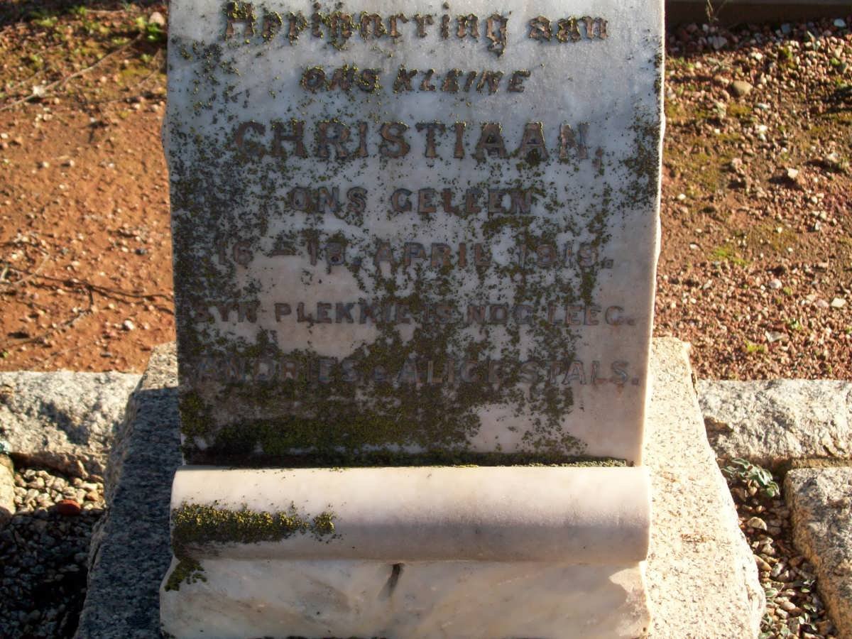 STALS Christiaan -1919