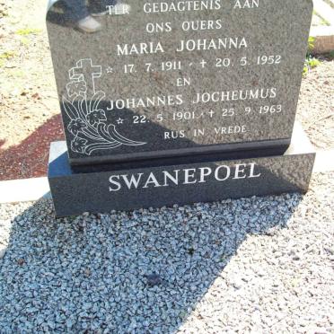 SWANEPOEL Johannes Jocheumus 1901-1963 &amp; Maria Johanna 1911-1952