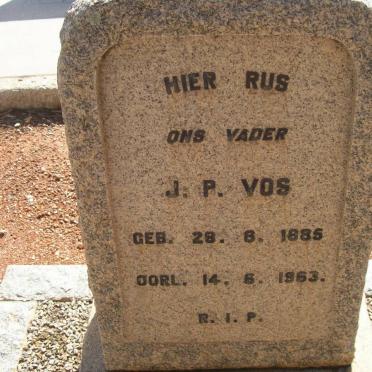 VOS J.P. 1885-1963
