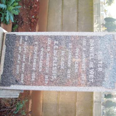 WET Pieter Daniel, de 1824-1912 &amp; E.G. DU PLESSIS 1829-1908