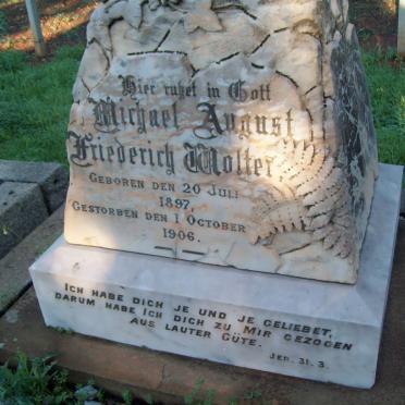 WOLTER Michael August Friederich 1897-1907