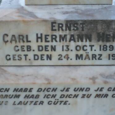 HENKE Ernst Carl Hermann 1898-1928