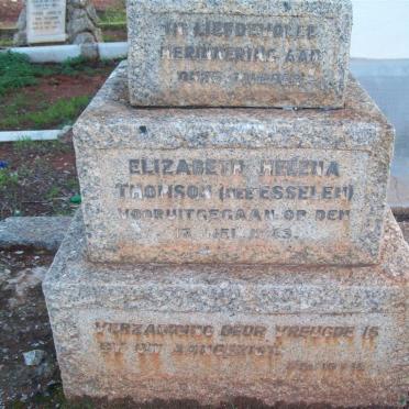 THOMSON Elizabeth Helena nee ESSELEN -1943