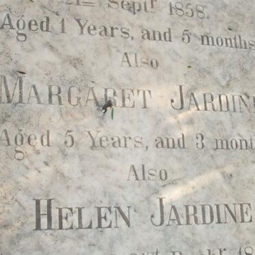JARDINE Margaret -1858?