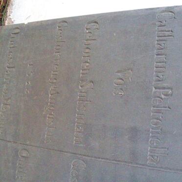 VOS Catharina Petronella nee SUTSMAN -1875