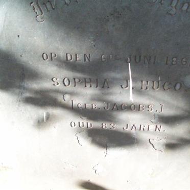 HUGO Sophia  nee JACOBS -1862