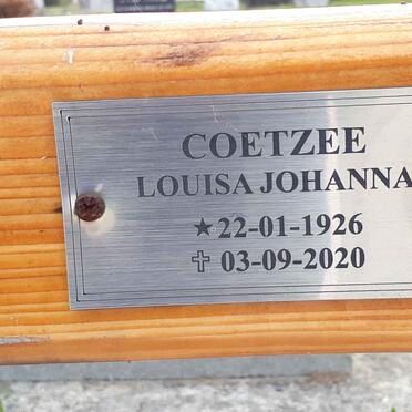 COETZEE Dirk Willem 1925-2014 &amp; Louisa Johanna 1926-2020