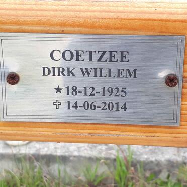 COETZEE Dirk Willem 1925-2014 &amp; Louisa Johanna 1926-2020