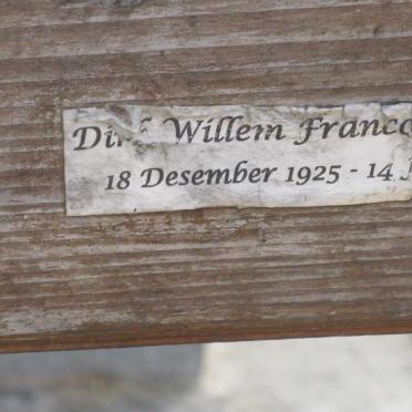 ? Dirk Willem Francois 1925-?