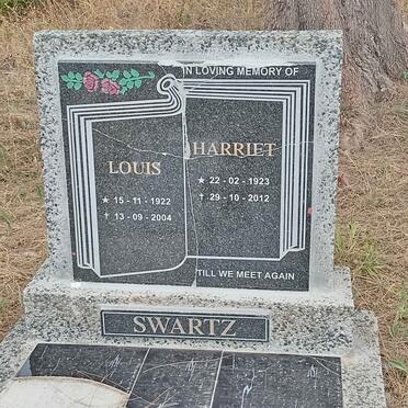 SWARTZ Louis 1922-2004 & Harriet 1923-2012