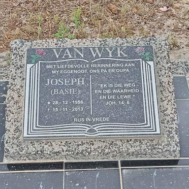 WYK Joseph, van 1956-2013