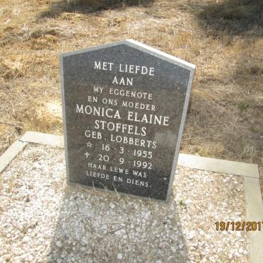 STOFFELS Monica Elaine nee LOBBERTS 1955-1992