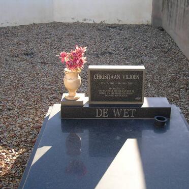 WET Christiaan Viljoen, de 1941-2003