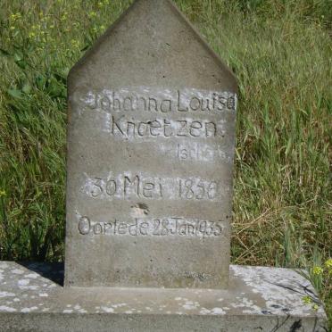 KNOETZEN Johanna Louisa 1850-1935
