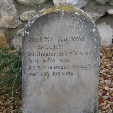 JAGER Susanna Magrietha, de nee BRESLER 1884-1936