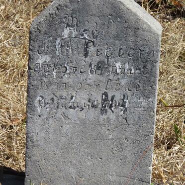 PIETERS Johanna Margaretha J. nee VAN NOORDWYK 1877-1932