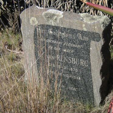RENSBURG L., van 1870-1948