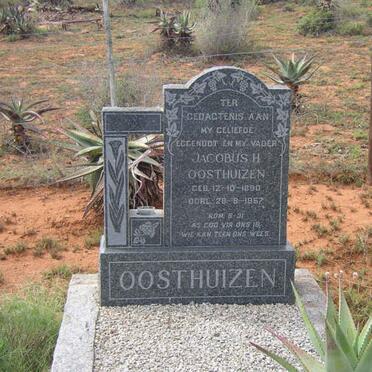 OOSTHUIZEN Jacobus H. 1890-1957
