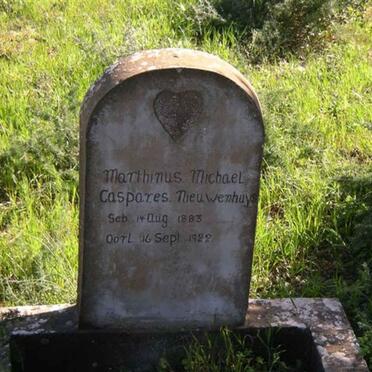 NIEUWENHUYS Marthinus Michael Casparus 1883-1922