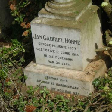 HORNE Jan Gabriel 1877-1915